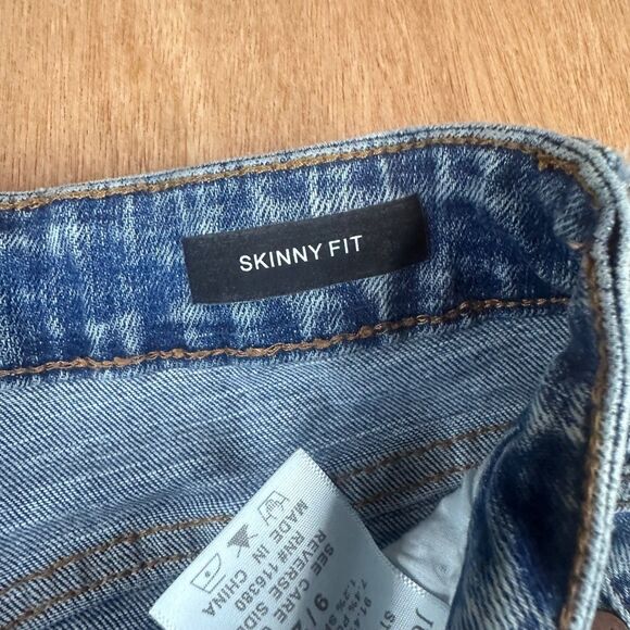 Judy Blue Skinny Jeans Womens 9/29 Blue Stretch Denim Mid Rise Faded Wash - Picture 6 of 6